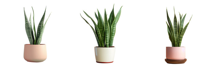 Sansevieria used for indoor decor