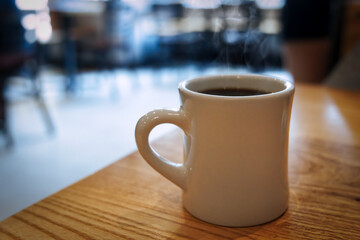 Steamy Hot Coffee