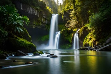 Obraz premium waterfall in the park