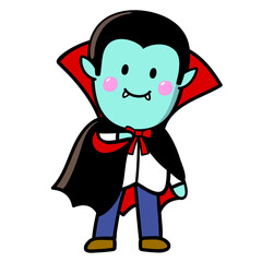 Cute Halloween Dracula