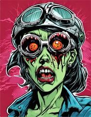 Halloween Monster - Zombie portrait