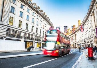 Naklejka premium Regent Street in London