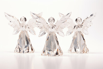 Christmas crystal angels