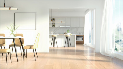 Minimalistic kitchen interior design