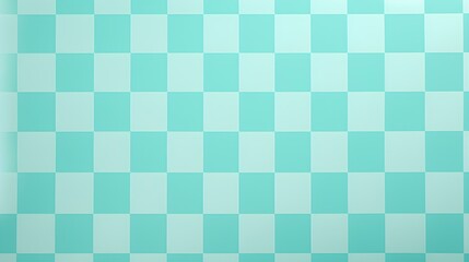 Checkerboard Pattern in Turquoise Colors. Simple and Clean Background