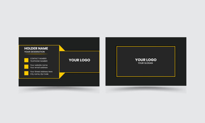 Professional Business card design for personal identity