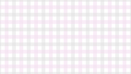 Pink and grey plaid fabric texture as a background