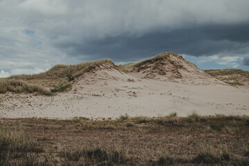 Slowinski National Park in Poland, moving dunes