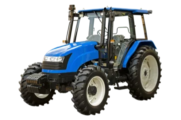 Deurstickers Modern agricultural tractor © stefan1179