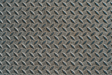 Metal texture or background with geometric pattern