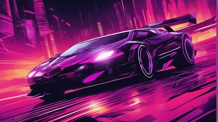 Neon City Racer