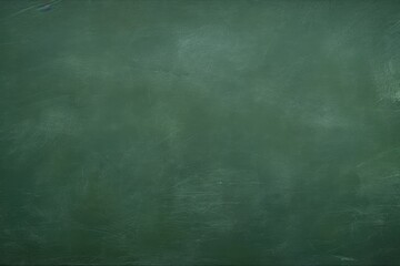 Abstract texture of chalk rubbed out on green blackboard