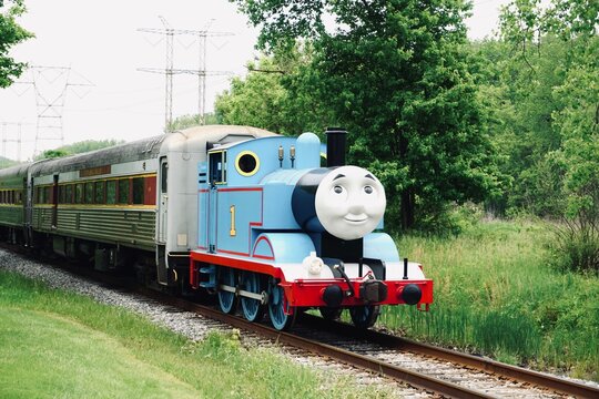 Thomas the Tank Engine. Cleveland, Ohio, USA - August 1