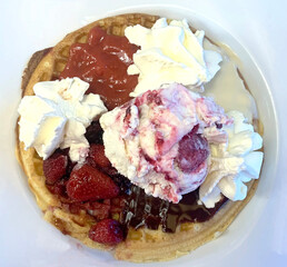 Delicious Belgium waffles