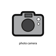 photo camera vector type icon
