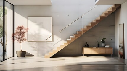 interior modern house staircase