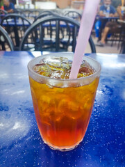 Cold Iced Tea. It is a favorite drink of Malaysians.