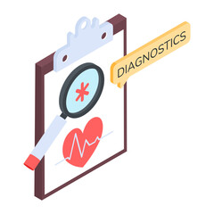 Pack of Medical Accessories Isometric Icons 

