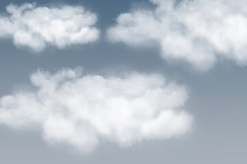 Fototapeta premium blue sky with white clouds, atmosphere background for copy space