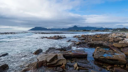Foto auf Leinwand Hout Bay Harbour from Kommetjie, Western Cape, South Africa © Jose