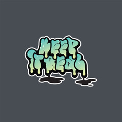 graffiti lettering typography art illustration