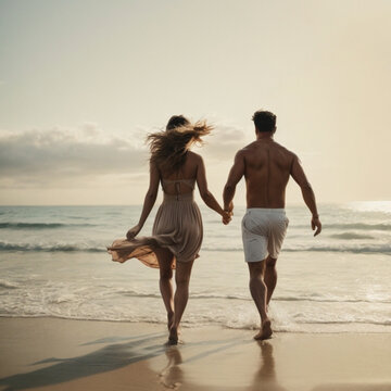 Sunset Serenade A Romantic Beach Encounter