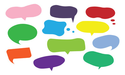 colorful speech bubbles