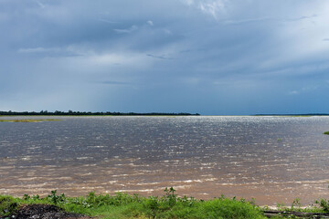 view of the river in the country