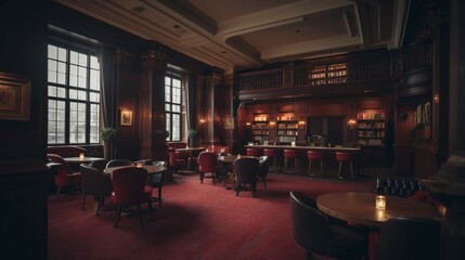 British Gentlemen's club, very exclusive and sophisticated