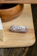 pieces of cream cheese with white mold