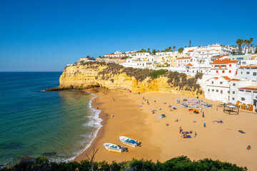 Carvoeiro Beach,.Praia Carvoeiro..Carvoeiro,Algarve,Portugal,Europe