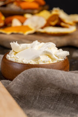 fresh soft cheese for cooking different types of food