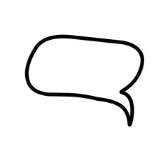 Naklejka premium Bubble comic speech