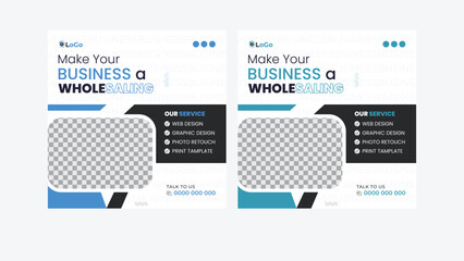 Creative Business Wholselling Social media post 