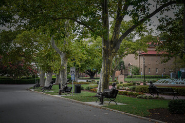 Naklejka premium Legacy Park, Hampton University, Virginia