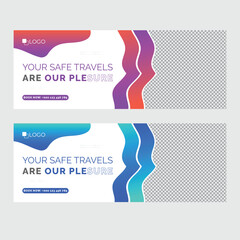 Travel Headline Banner with call to action 