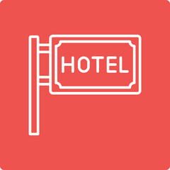 Hotel Sign Icon