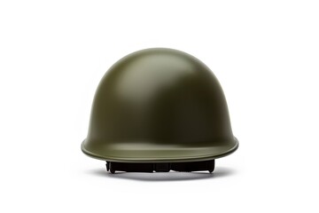Military helmet Isolated On White