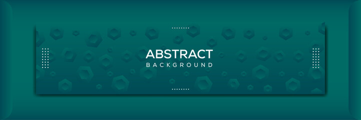 Creative and modern abstract technology LinkedIn banner template