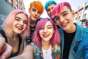 Happy Transgender people (AI Generated) 