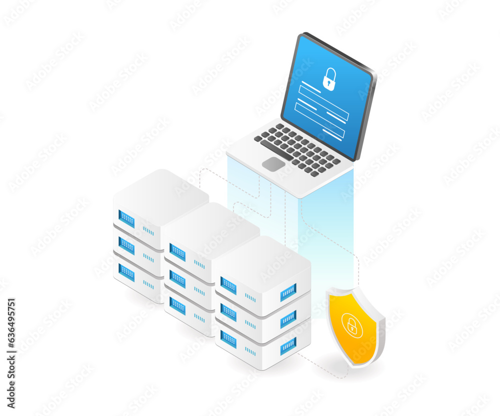 Poster Professional computer network data security server