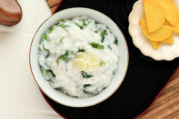 Nanakusa Gayu, Japanese Seven Herb Rice Porridge