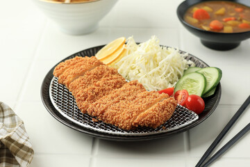 Tonkatsu, Deep Fried Pork Cutlet.