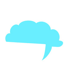 Speech bubble vector 