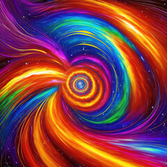 Abstract Galaxy colorful background style