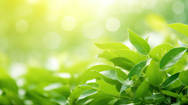 Nature of green leaf, greenery wallpaper