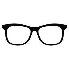 Eyeglasses, glasses icon. Vector flat illustration on white background..eps