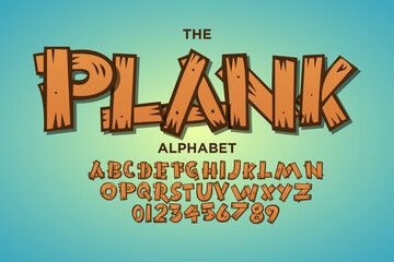 modern cartoon alphabet design