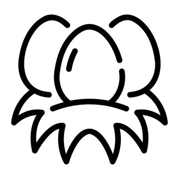 eggs Line Icon