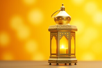 Eid mubarak and ramadan kareem greetings with islamic lantern and mosque. Eid al fitr background. Eid al fitr background of window concept by AI Generated